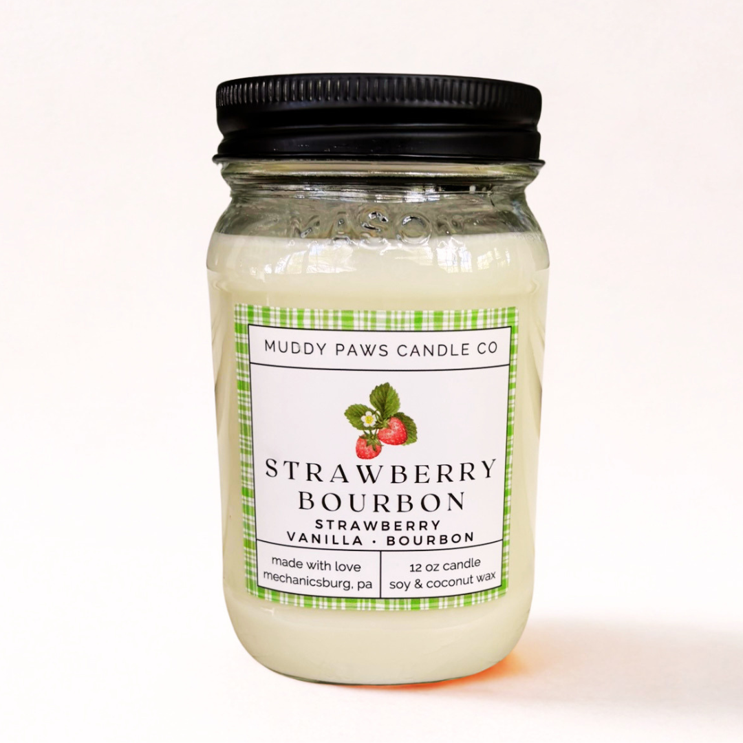 Strawberry Bourbon - 12 oz Candle